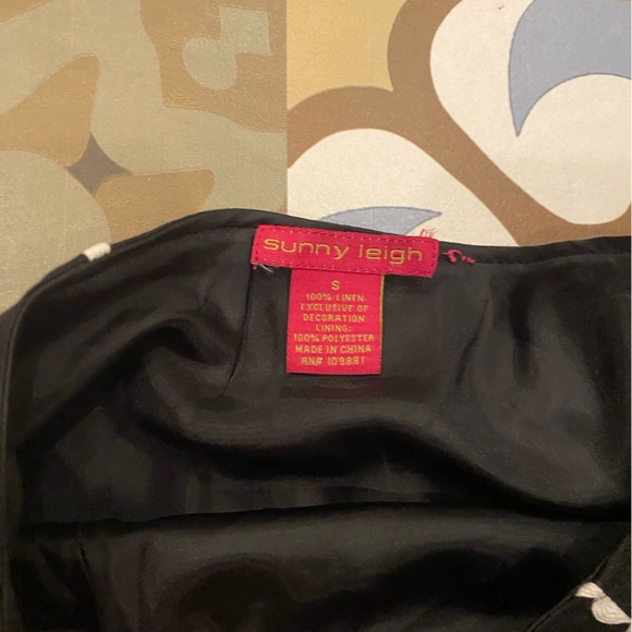 Ladies SUNNY LEIGH Blk/Wht Spaniard Style Ruffled Skirt - Picture 3 of 3